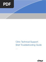 Citrix Basic Troubleshooting