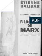 Étienne Balibar - A Filosofia de Marx