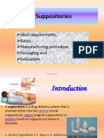 Suppositories and Pessaries