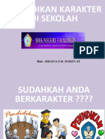 Pendidikan Karakter di Sekolah