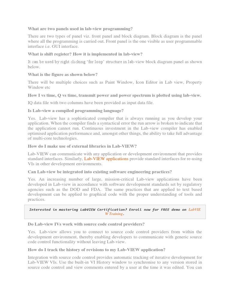 LabVIEW Programming Essentials | PDF | Compiler | Integrated ...