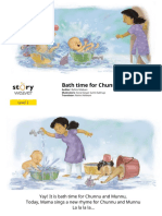 6100 Bath Time For Chunnu and Munnu Childrens Picture Book