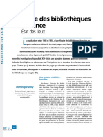 37547 l Histoire Des Bibliotheques en France