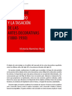 Victoria Ramírez. Notas Sobre El Mercado y La Tasación de Las Artes Decorativas (1880-1930) PDF