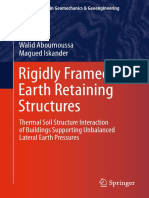 Regidly Framed Earth Retaining Structures