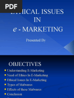 Download Ethical Issues in E-Marketing by Deepinder Singh Rana SN38543869 doc pdf