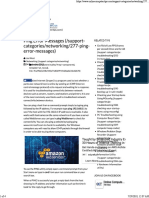 Ping Error Messages