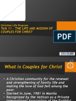 CLP (New) Talk 11 Life and Mission of CFC