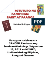 Documents - Tips - Pagtuturo NG Panitikan Bakit at Paano Ni Soledad Reyes