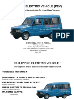 Philippine Electric Vehicle (Pev) :: Development and Its Application To Urban Mass Transport