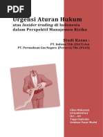 Download Urgensi Aturan Hukum  atas Insider trading di Indonesia  dalam Perspektif Manajemen Risiko by ellenmaharani SN38544779 doc pdf