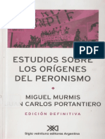 Portantiero Juan Carlos - Estudios Sobre Los Origenes Del Peronismo