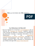 Relaciones de Maxwell