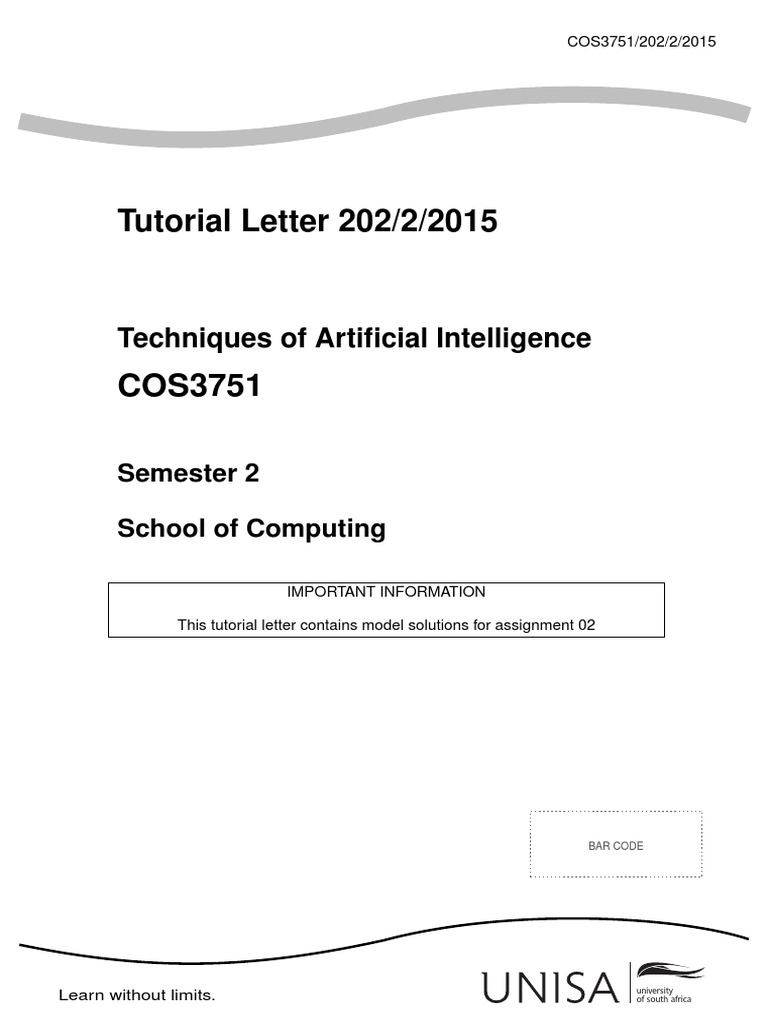 COS3751-202 2015 2 B | PDF | Theoretical Computer Science | Areas Of ...