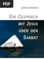 Ein Gespräch Mit Jesus Über Den Sabbat