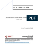 Notas de Pensamiento Economico