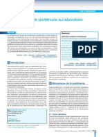 Proteinurie Laoratoire Sciencedirect