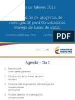 Formulacion de Proyectos de Investigacion Para Convocatorias 2015