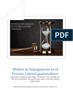 Medios de Impugnación en el Proceso Laboral guatemalteco
