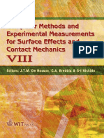 Computer Methods and Experimental Measurements For Surface Effects and Contact Mechanics