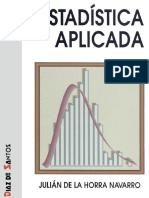 Estadística Aplicada - Julián de La Horra PDF