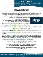 5º Encontro Regional Da Associação Dos Conselheiros e Ex-Conselheiros Tutelares Da Mata Sul de Pernambuco.