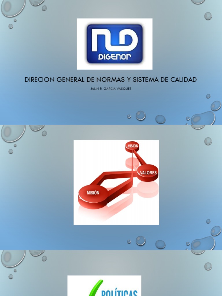 Dirección General de Normas y Sistema de Calidad - DIGENOR | PDF