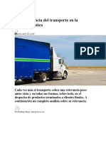Transporte y Logistica Internacional 2013