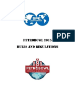 2015 Petrobowl Rules Regulations