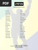 Programação de Aulas Btt 2017-5