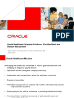 Industry Specific Cover Image: Oracle Healthcare Consumer Solutions: Provider Retail and Disease Management