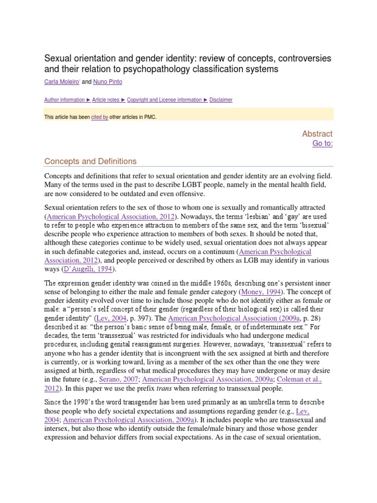 Sexual Orientation and Gender Identity | PDF | Transgender | LGBTQIA+ ...