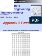 Introduction To Chemical Engineering Thermodynamics: Appendix E Powerpoint