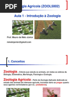 Aula 1 - Introdução à Zoologia Agrícola