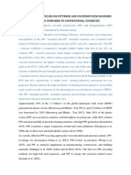 ABSTRACT: Thermoplastic Recycled Polystyrene (RPS) and Polypropylene (RPP)