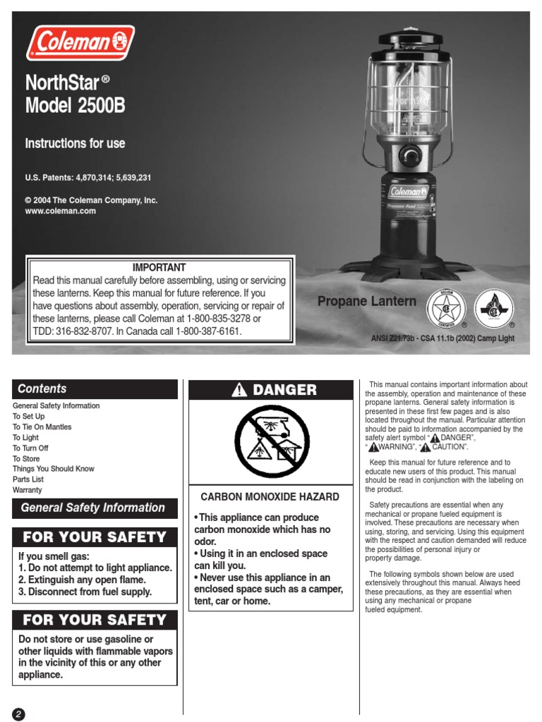 Northstar Model 2500B: Instructions For Use | PDF