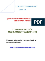 Cursos Gratuito Online de Introducción A La Norma ISO 14001