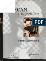 Stavrakavis Yannis Lacan y Lo Politico