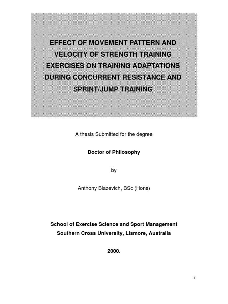 Strength Training and Performance Adaptations | PDF | Muscle | Strength ...