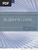 6 Algebra Lineal y Sus Aplicaciones Gilbert Strang 4 | PDF