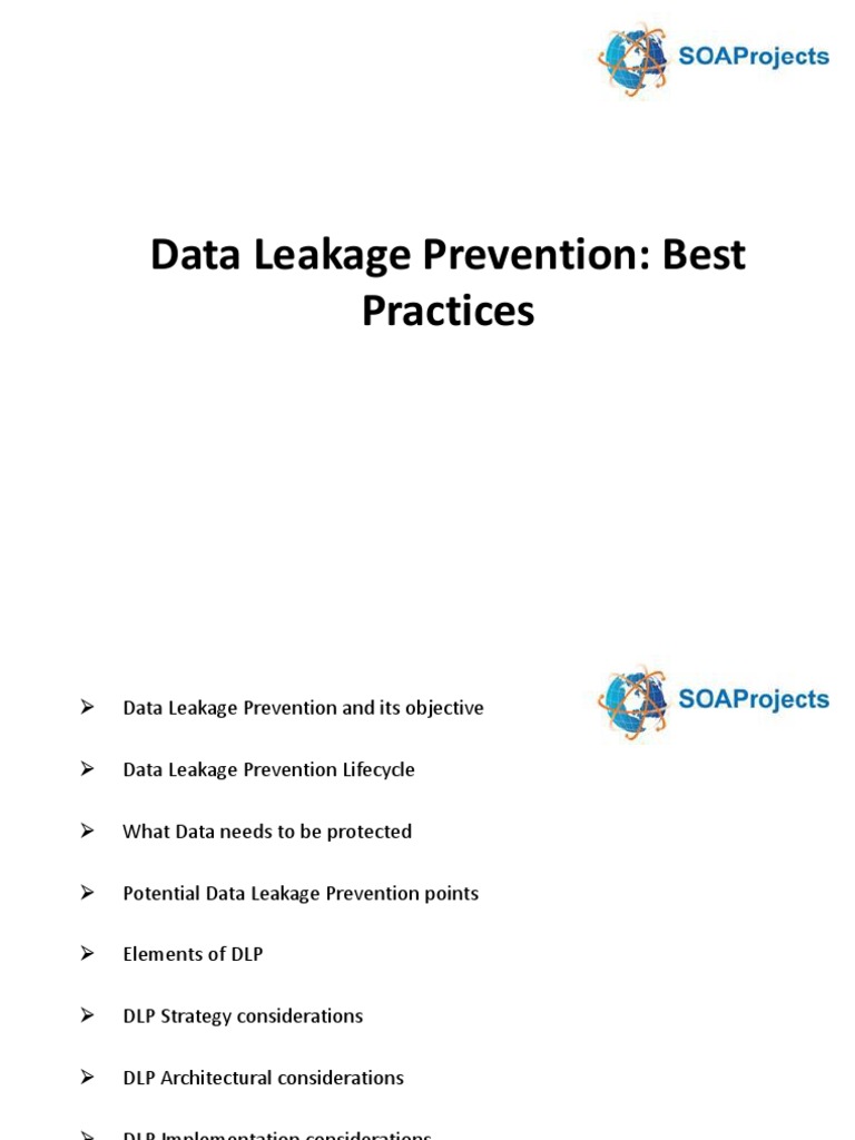 DLP Strategies and Best Practices | PDF | Information Security ...