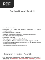 Declaration of Helsinki