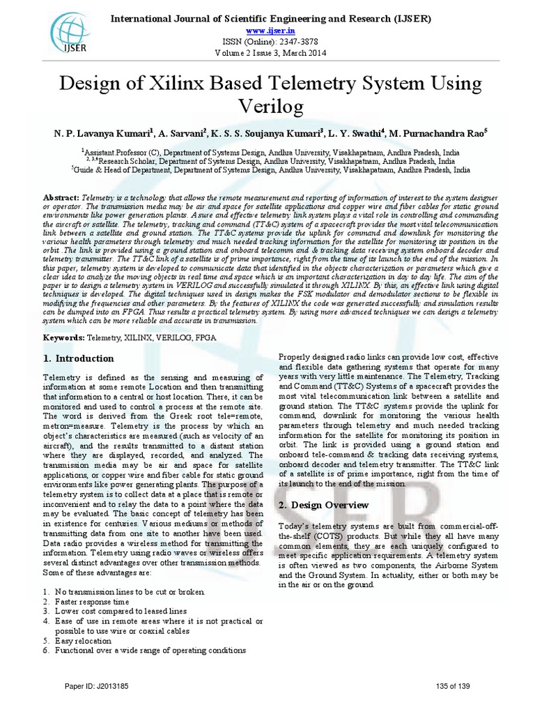 Telemetry Encoder PDF | PDF | Telemetry | Modulation