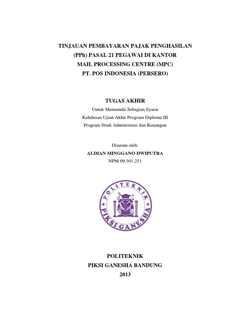 Tugas Akhir Pdf