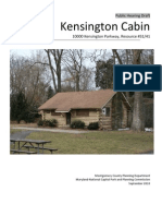 Kensington Cabin: Public Hearing Draft