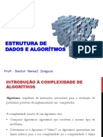 Estrutura de Dados E Algorítmos: Prof. Doutor Manuel Zunguze