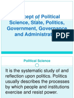 The Concept of Political Science State Politics and other