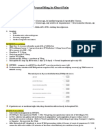 Prescribing in Chest Pain