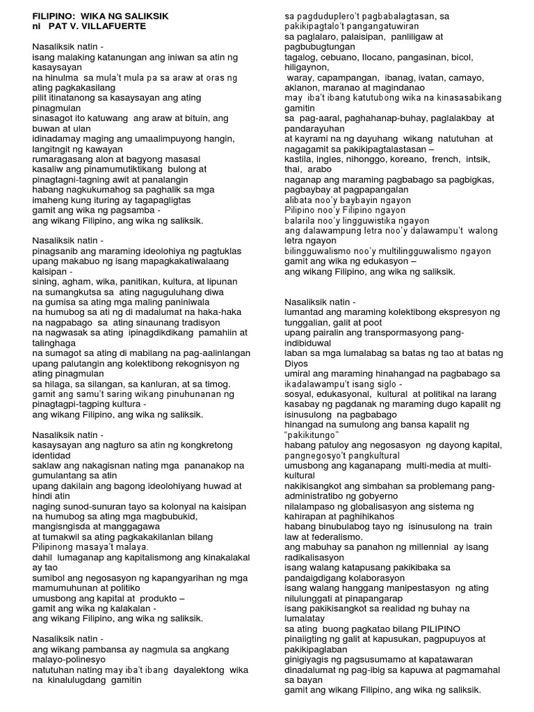 Essay filipino wika ng saliksik image