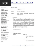 Letter for Traffic Management